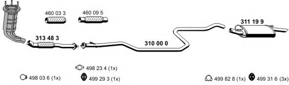 ERNST 031187 Exhaust System
